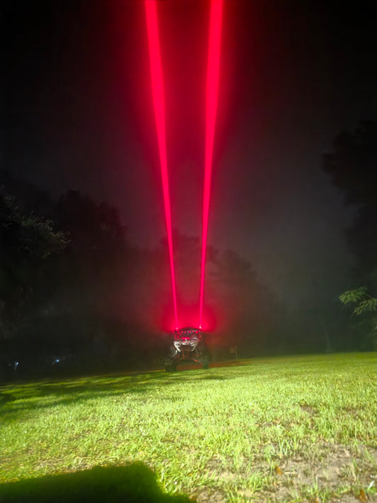 3ft whips with built in alien lights